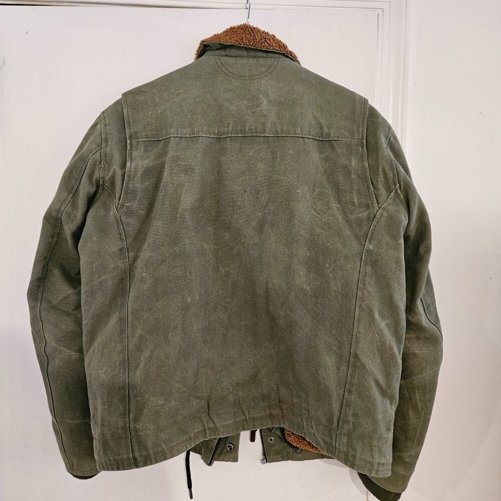 Iron & Resin Waxed Nautilus Jacket (Olive) (1st Gen) (Men's Large) - Picture 2 of 5